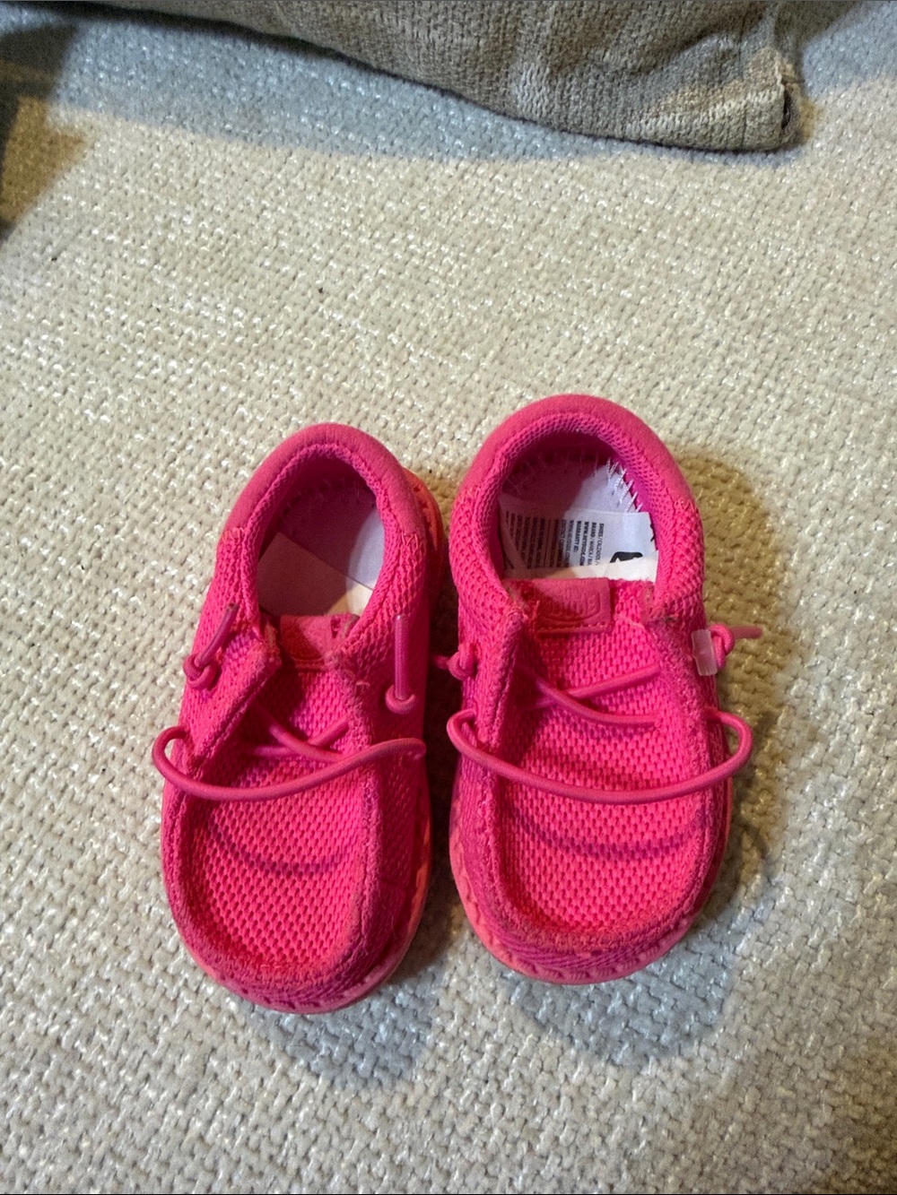 Hey Dude Kids Hot Pink Slip-On Walkers